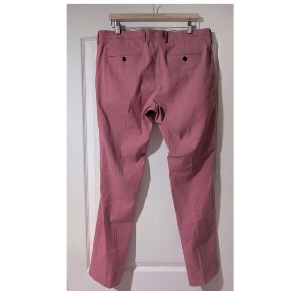 Gant | Stretch Linen Suit Pants In Blush Pink - Picture 4 of 11